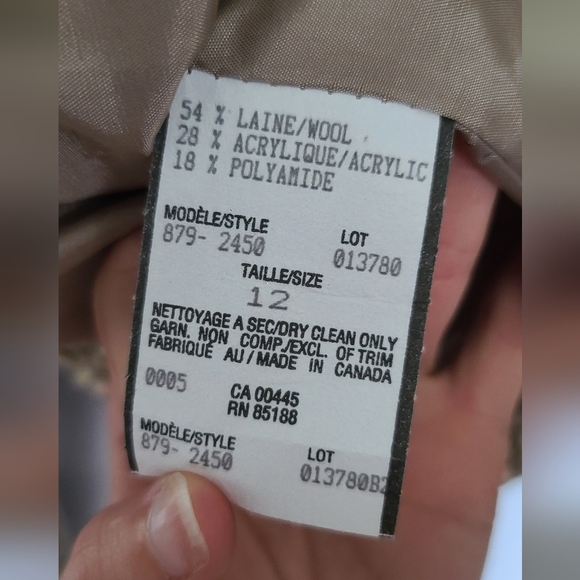 Louben Short Button Up Jacket -  size 12 - Picture 7 of 9